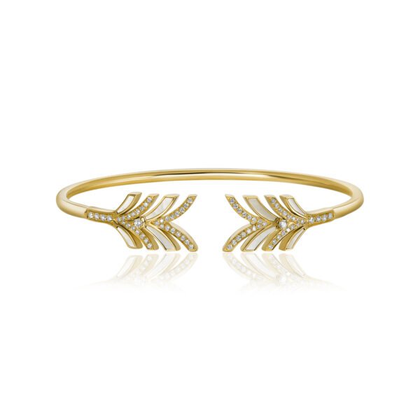 NIX Bracelet in Yellow Gold with Diamonds - Image 2