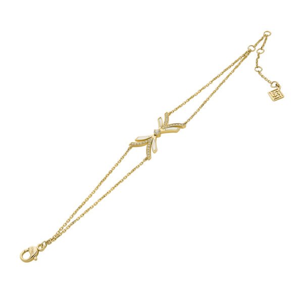 NIX Bracelet In Yellow Gold with Diamonds