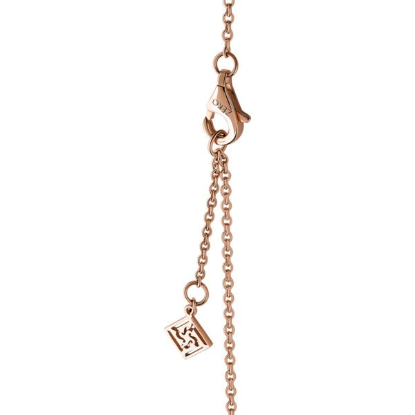 DAMASCUS SWORD Pendant in Rose Gold with Diamonds - Image 2