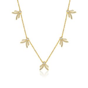 NIX Choker in Yellow Gold with Diamonds