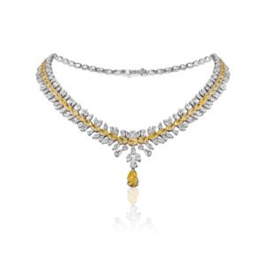 HIGH-END JEWELRY Necklace with Lab Grown Diamonds
