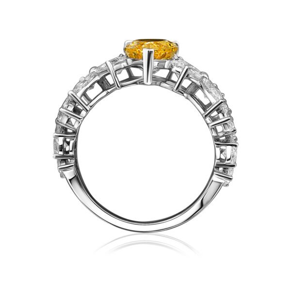 HIGH-END JEWELRY Ring in White Gold with Lab Grown Diamonds - Image 3
