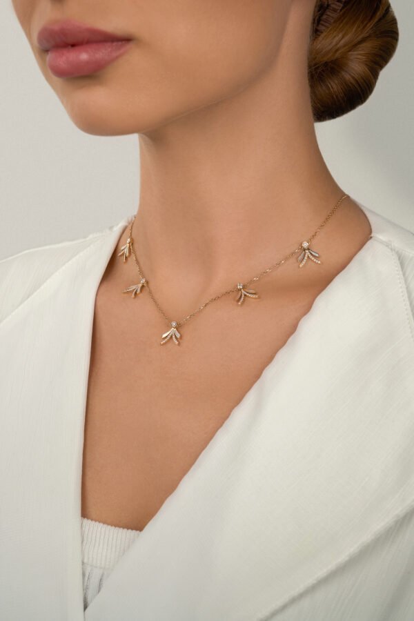 NIX Choker in Yellow Gold with Diamonds - Image 2