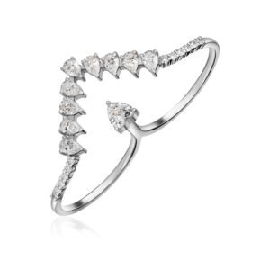 CLASSIC Ring in White Gold with Lab Grown Diamonds