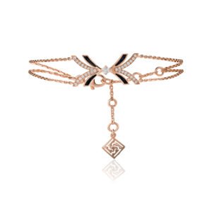 NIX Bracelet In Rose Gold with Diamonds