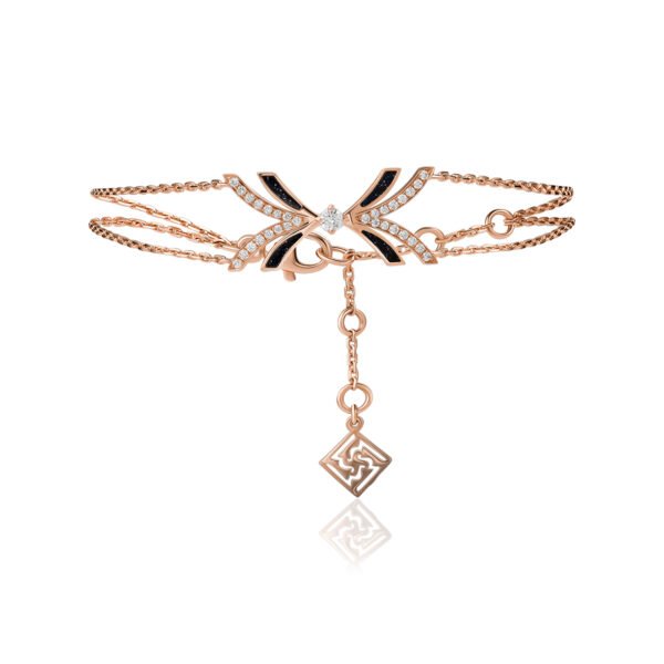 NIX Bracelet In Rose Gold with Diamonds