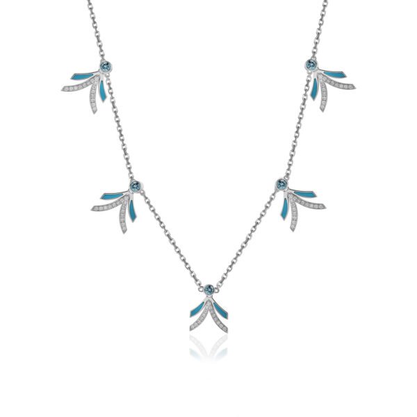 NIX Choker in White Gold with Diamonds