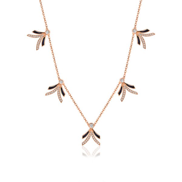 NIX Choker in Rose Gold with Diamonds