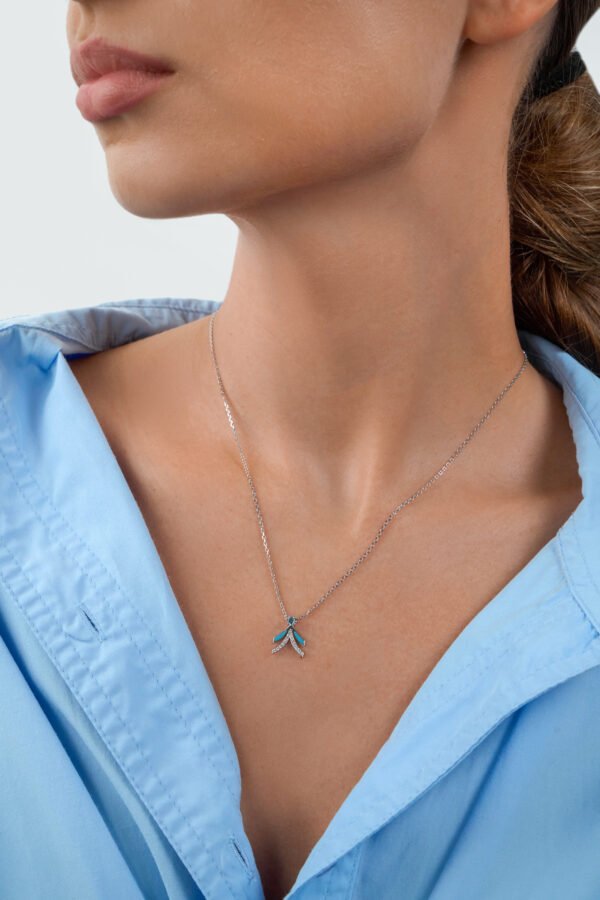NIX Pendant in  White Gold with Diamonds - Image 3