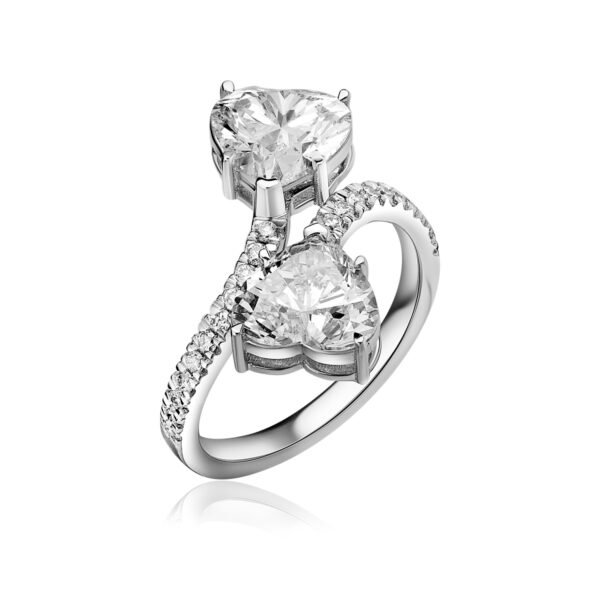 CLASSIC Ring in White Gold with Lab Grown Diamonds