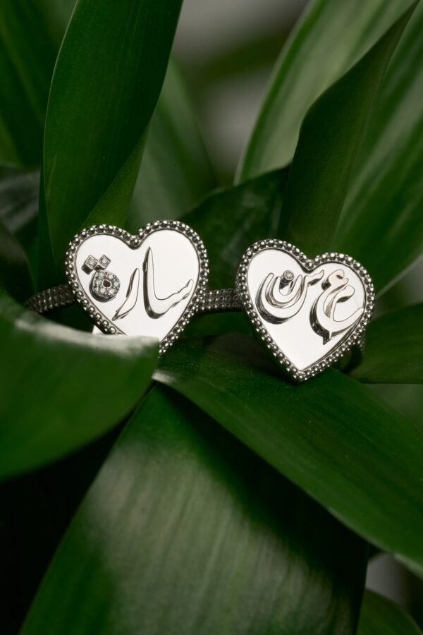 Customized Ring in  Gold with Touch Diamonds - Image 10