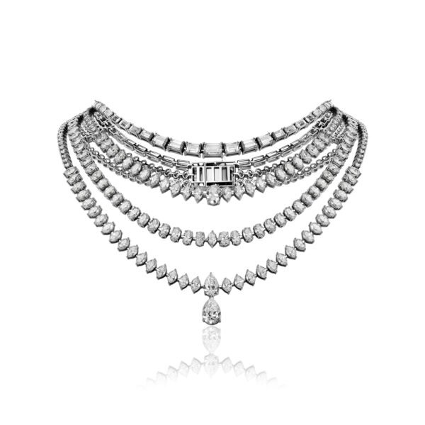 HIGH-END JEWELRY Necklace with Lab Grown Diamonds