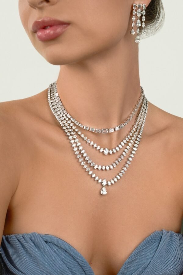 HIGH-END JEWELRY Necklace with Lab Grown Diamonds - Image 2