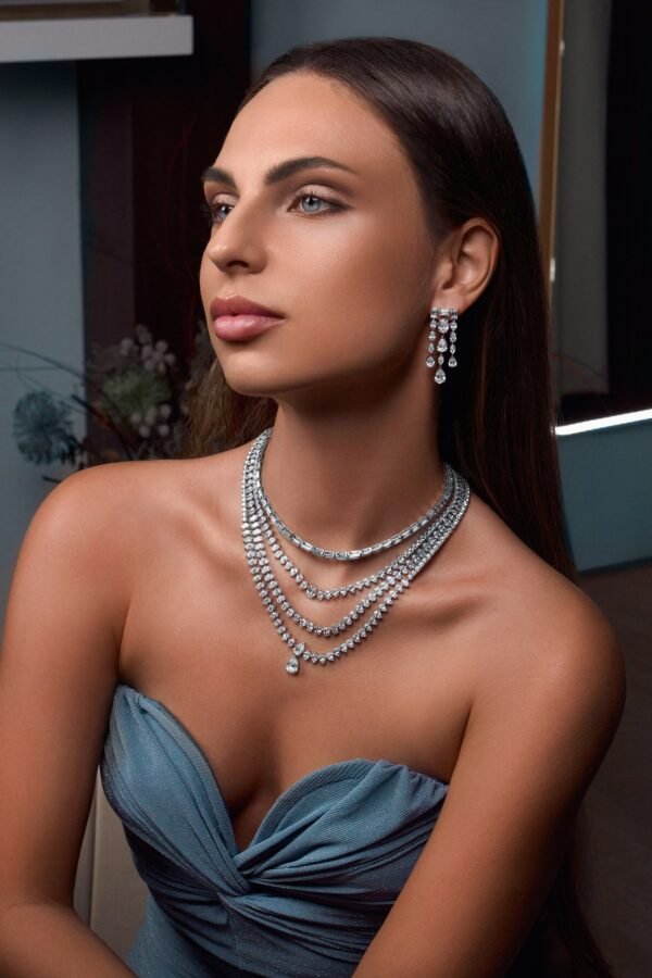 HIGH-END JEWELRY Necklace with Lab Grown Diamonds - Image 3