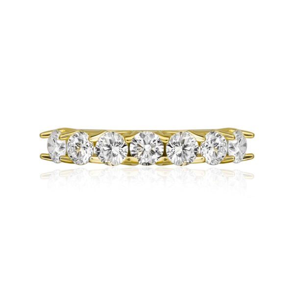 Ring in Yellow Gold with Diamonds - Image 2