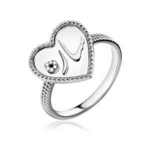 Customized Ring in  Gold with Touch Diamonds