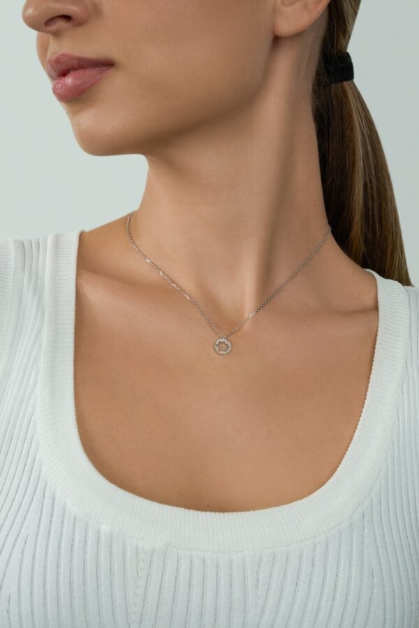 Sunshine Pendant in Gold with Diamonds - Image 2