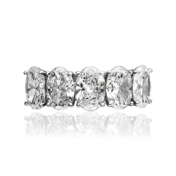 HIGH-END JEWELRY Ring in White Gold with Diamonds - Image 2