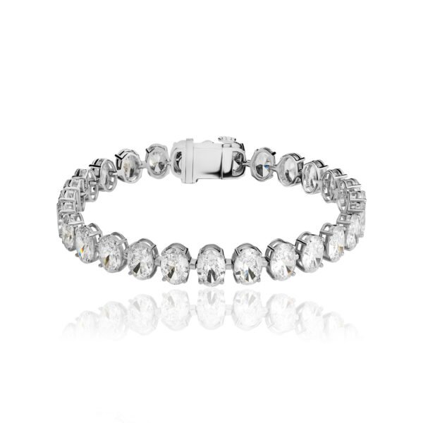 HIGH_END JEWELRY Bracelet in White Gold with Diamonds