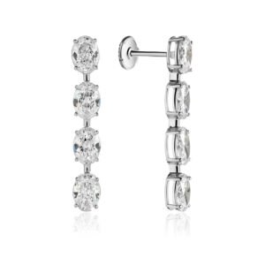HIGH-END JEWELRY Earrings with Diamonds