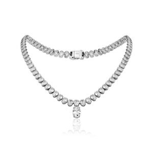 HIGH-END JEWELRY Necklace with Lab Grown Diamonds