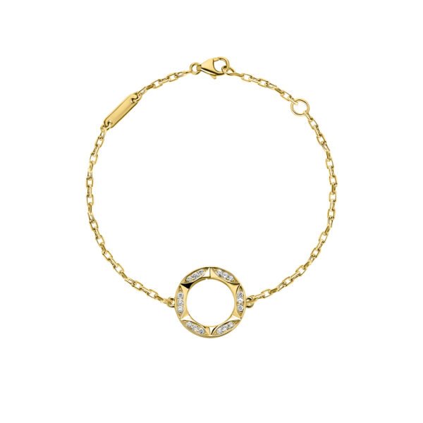 Sunshine Bracelet in Gold with Natural Diamonds - Image 4